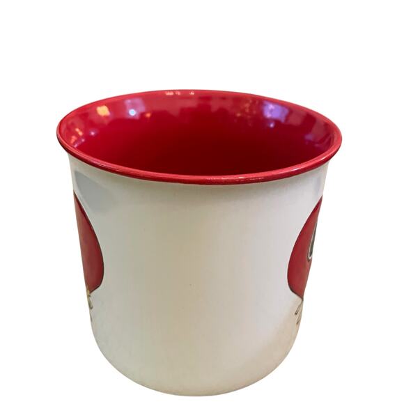 Peanuts Snoopy & Woodstock Valentine's Day Ceramic Mug 21 oz Red Heart New - Picture 6 of 12